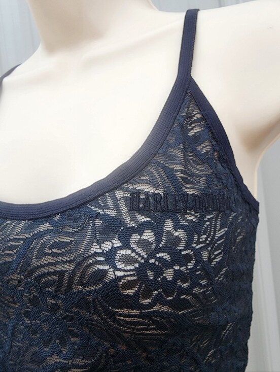 Harley-Davidson Tops - Harley-Davidson Black Lace Camisole Top Y2K Women's size Medium